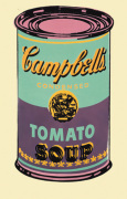Campbell's Soup Can 1965 (green & purple)