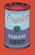 Campbell's Soup Can 1965 (blue & purple)