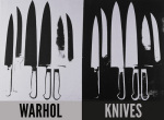 Knives c.1981-82 (silver & black)