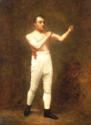 Portrait of a Boxer said to be Tom Sayers c.1860