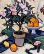 Pink Azalea and Oranges c.1913