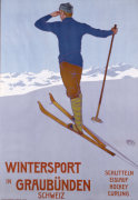 Wintersport in Graubunden 1906