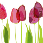 Textile Tulips