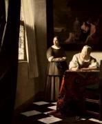 Lady Writing a Letter with her Maid c.1670
