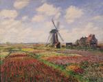 Tulip Fields with the Rijnsburg Windmill 1886