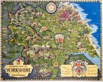 Pictorial Map of Yorkshire