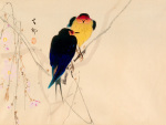 Swallows with Blossom