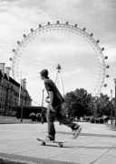 London Eye skater