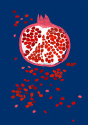 Indigo Pomegranate