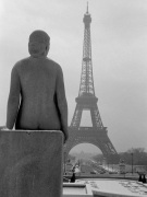 Female Nude Statue with Eiffel Tower 1963
