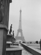 Snow scene - Place du Trocadero Paris 1963