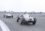 Graham Hill in pursuit Silverstone