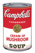 Campbell's Soup I 1968 (cream of mushroom)