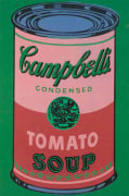 Colored Campbell's Soup Can 1965 (red & green)