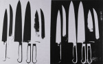 Knives c.1981-82 (silver & black)