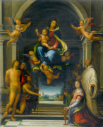 The Virgin and Child Surrounded by Saints