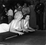 Marilyn Monroe and Jane Russell at Grauman's Chinese Theatre