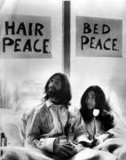 John Lennon in bed with Yoko Ono