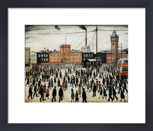 Going To Work Art Print By L S Lowry At King Mcgaw