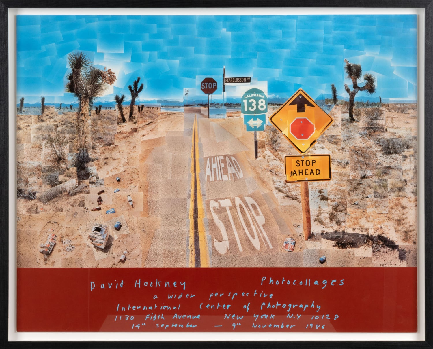 Pearblossom Highway, 1986 Rare Print by David Hockney King & McGaw