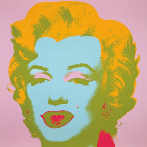 Marilyn Monroe (Marilyn), 1967 (pale pink) Art Print by Andy Warhol ...