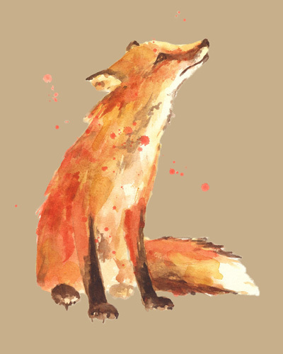 Fox Trust Art Print By Alison Fennell At King & Mcgaw