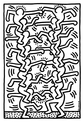 Untitled, 1984 Art Print by Keith Haring | King & McGaw