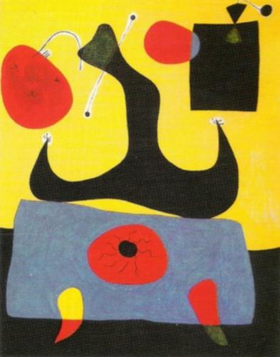 Femme Assise, 1933 Art Print by Joan Miro at King & McGaw