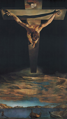 Christ Of St John Of The Cross Art Print By Salvador Dali King And Mcgaw