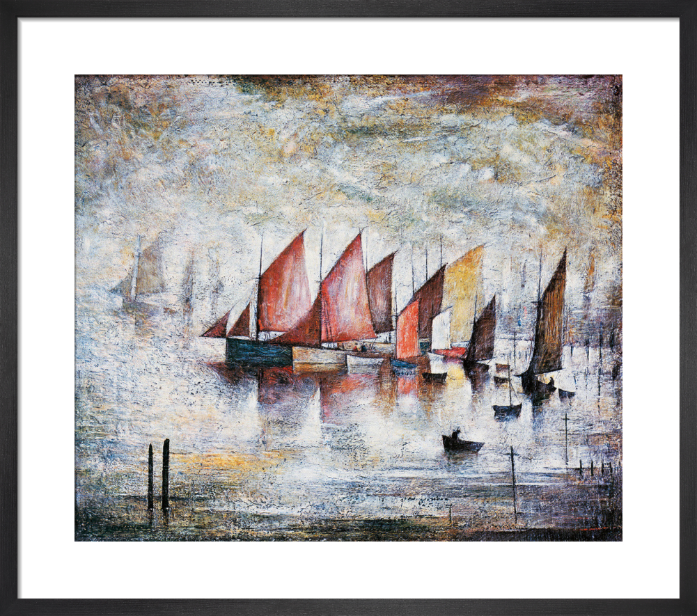 Sailing Boats Art Print By L S Lowry King Mcgaw