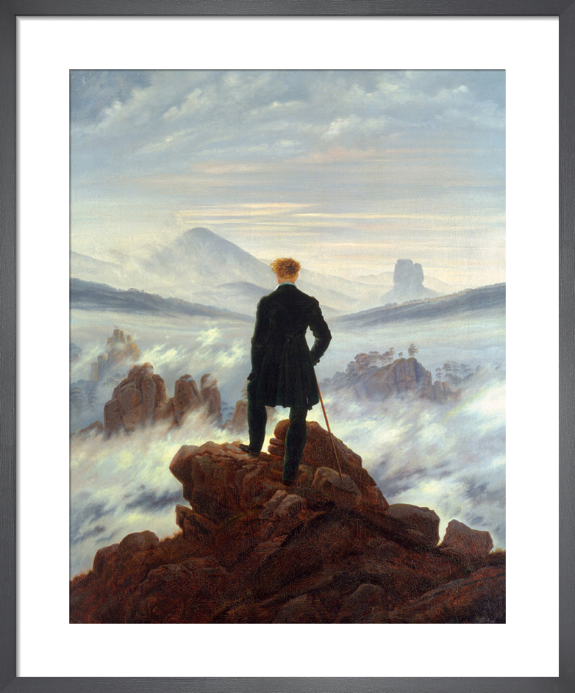 The Wanderer Above The Sea Of Clouds Art Print by Caspar David Friedrich King & McGaw