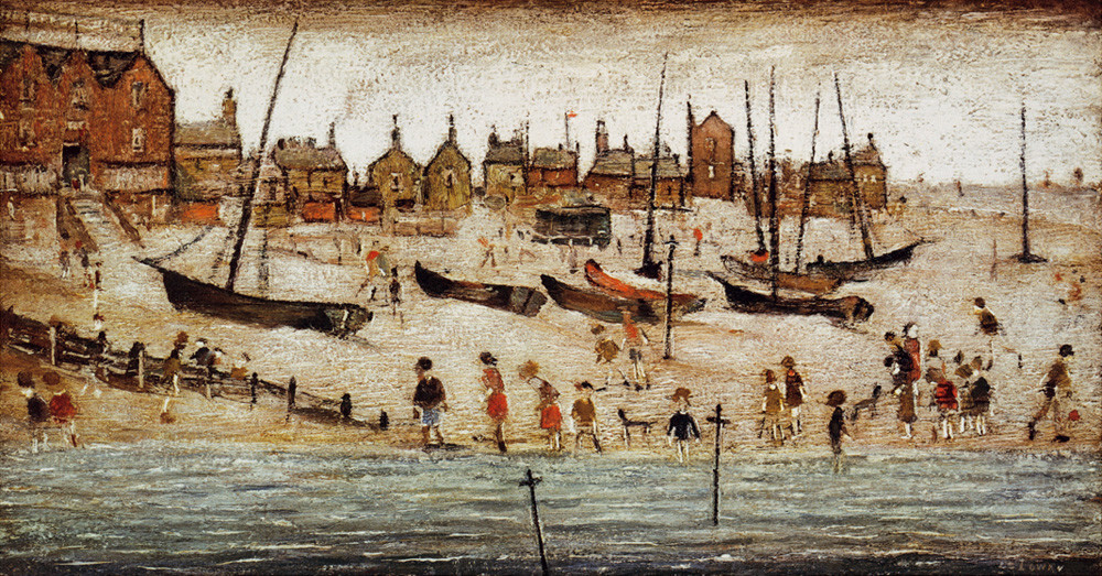 The Beach Art Print By L.S. Lowry | King & McGaw