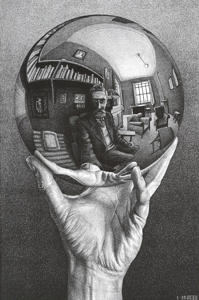 が大特価！ Art Sphere with Hand Print McGaw & King | Escher M.C. by 絵画