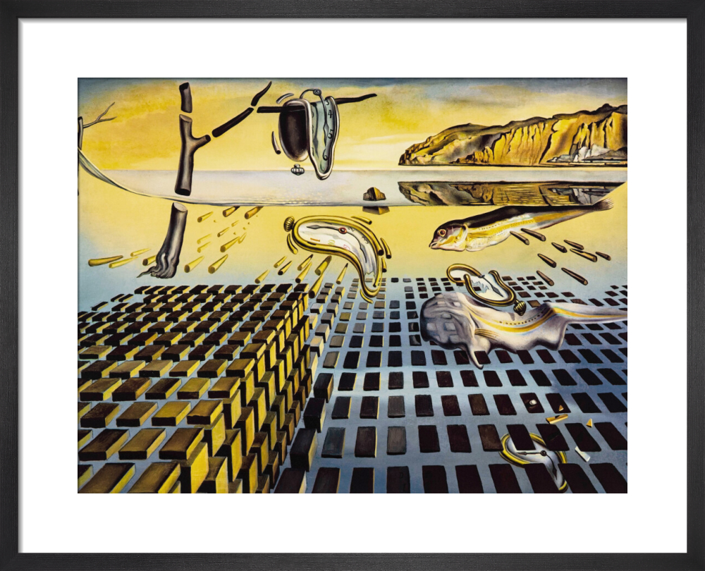 The disintegration of the persistence of memory, 1952 Art Print by ...