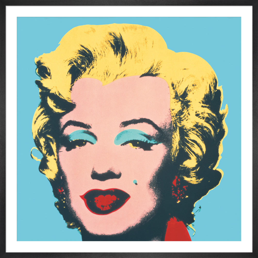 Marilyn, 1967 (on blue ground) Art Print by Andy Warhol | King & McGaw