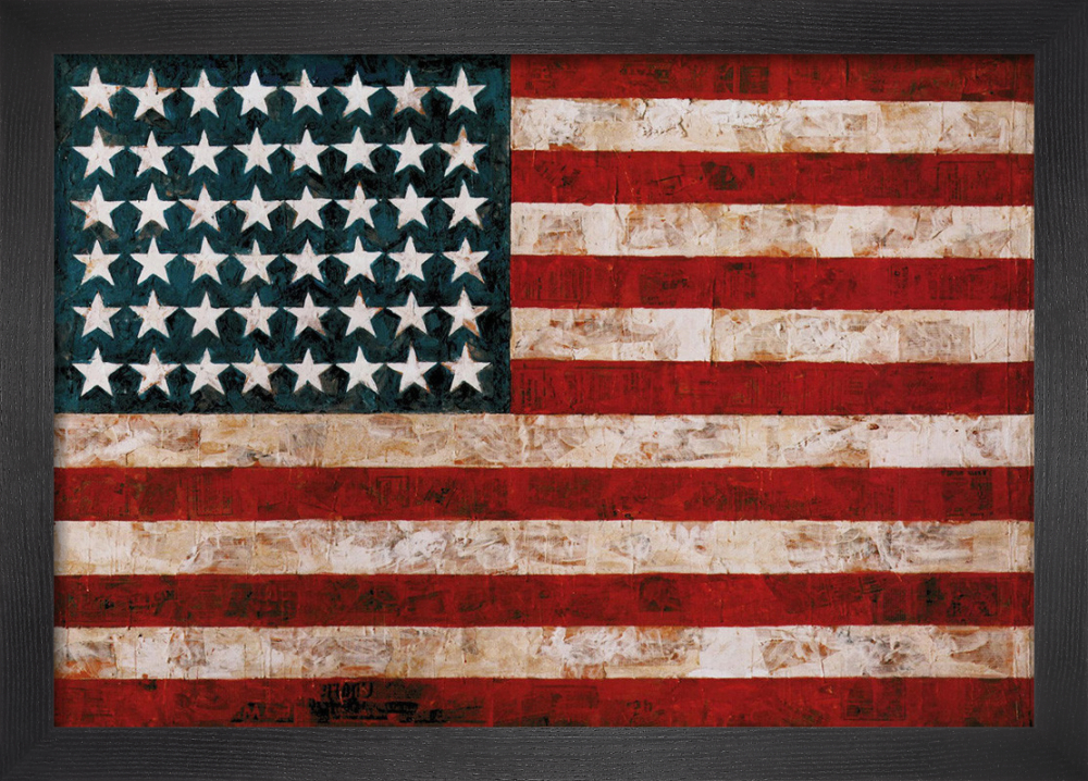 Flag 1954 Art Print By Jasper Johns King Mcgaw
