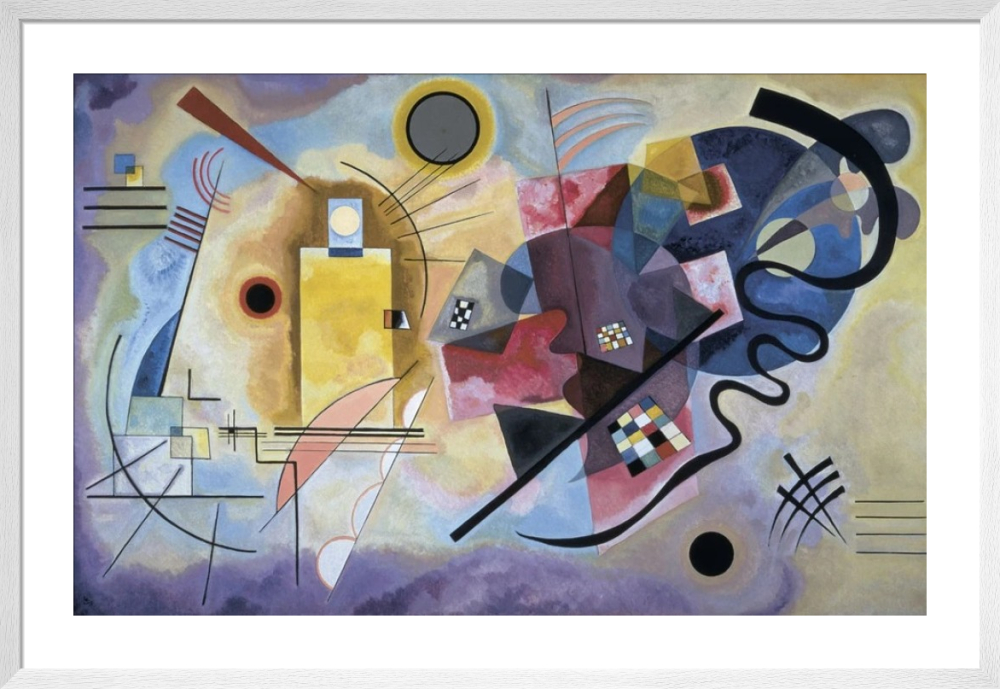 Yellow, Red, Blue, 1925 Art Print by Wassily Kandinsky | King 