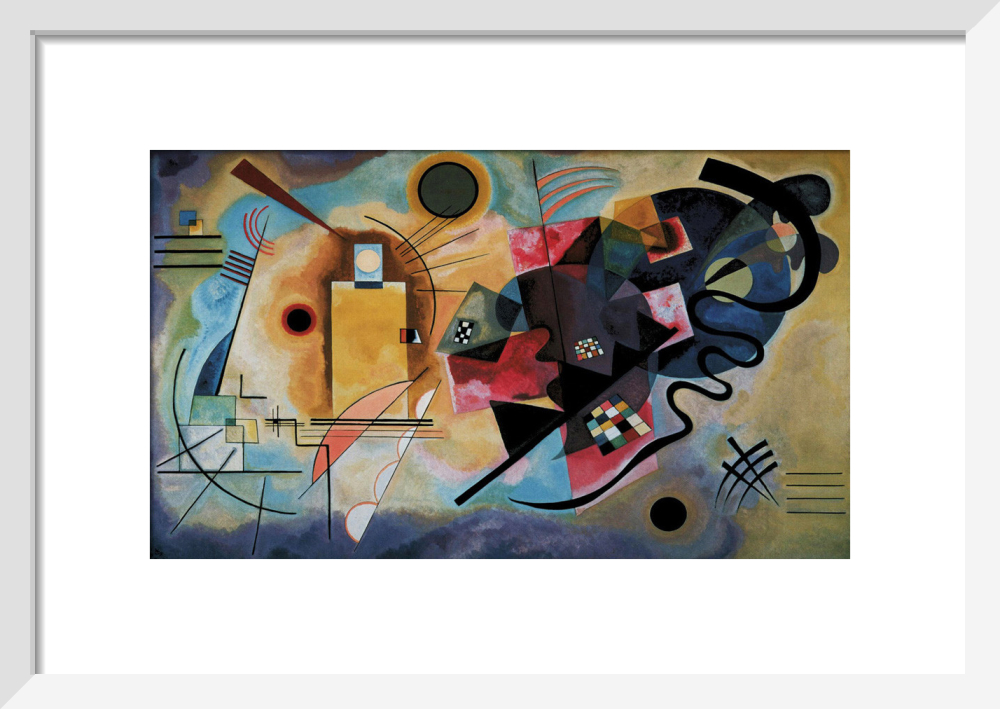 Yellow Red Blue 1925/カンディンスキー/アートポスター Yellow, Red, Blue, 1925 by Wassily Kandinsky Art Print