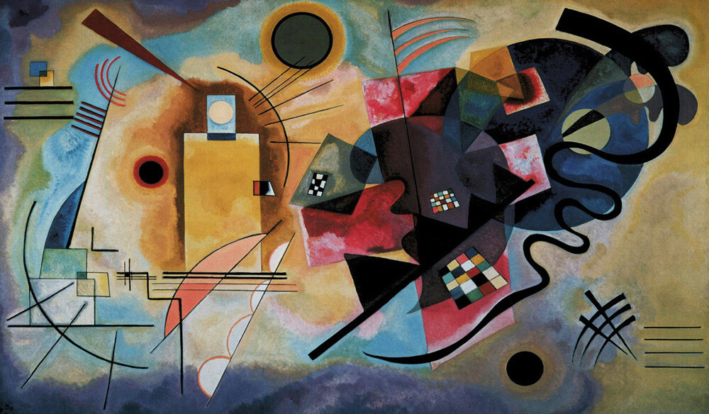 Yellow Red Blue 1925/カンディンスキー/アートポスター Yellow-Red-Blue (1925)' Posters - Wassily Kandinsky