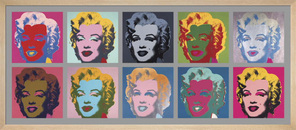 Ten Marilyns, 1967 Poster by Andy Warhol | King & McGaw