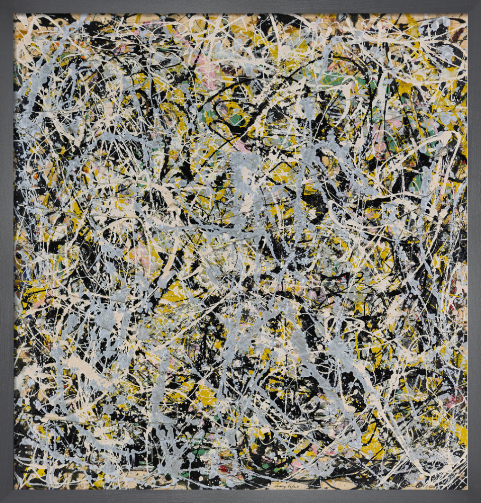 POLLOCK　No 4 1949/ジャクソン ポロック/アートポスター No. 4, 1949 Art Print by Jackson Pollock | King & McGaw