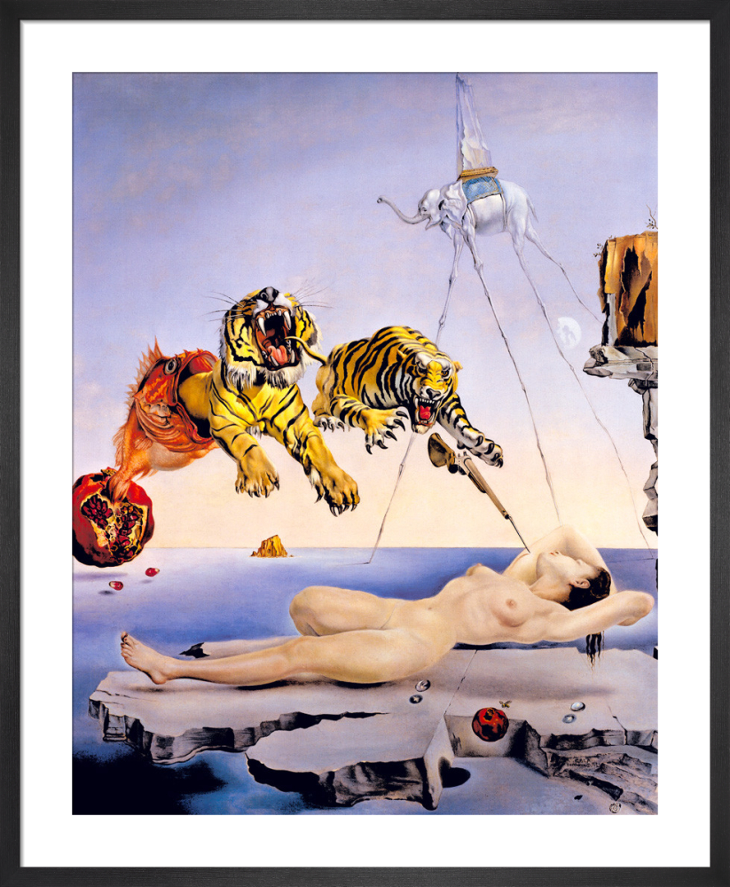 Art Poster  Salvador Dali Dream caused by Flight of a Bee  Art Print