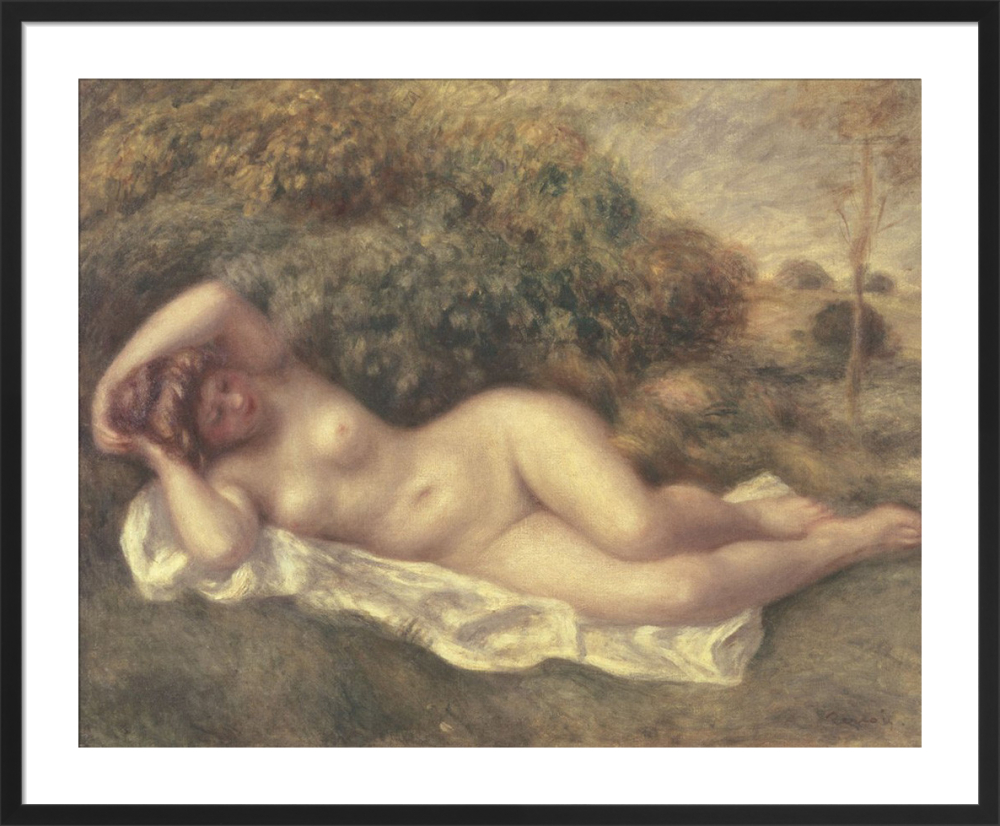 ipicture.ru ls naked Reclining Nude Art Print by Pierre Auguste Renoir | King & McGaw