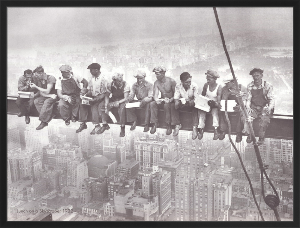 Lunch on a Skyscraper, 1932 Art Print by Charles C. Ebbets | King