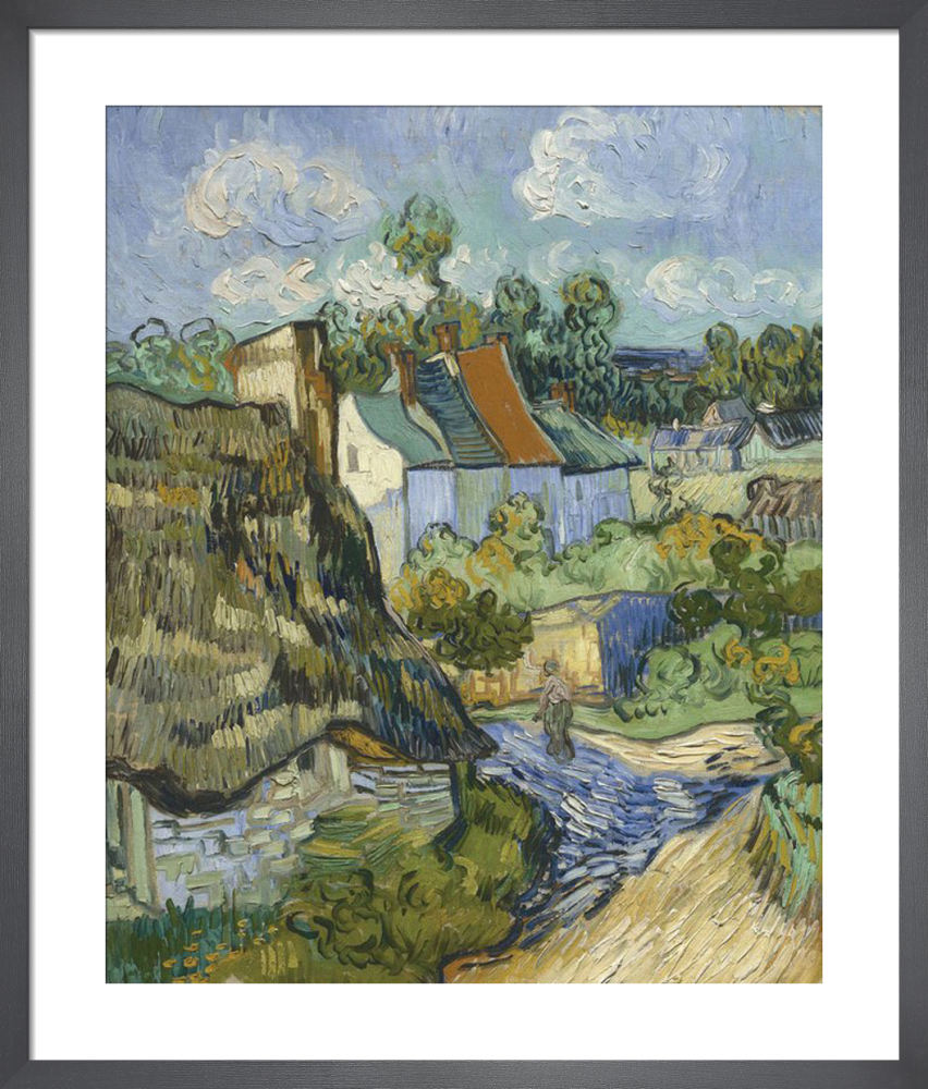 van gogh houses and figure