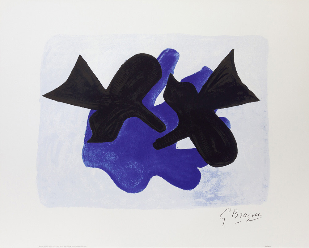 L'Astre et l'Oiseau II Silkscreen Print by Georges Braque | King & McGaw