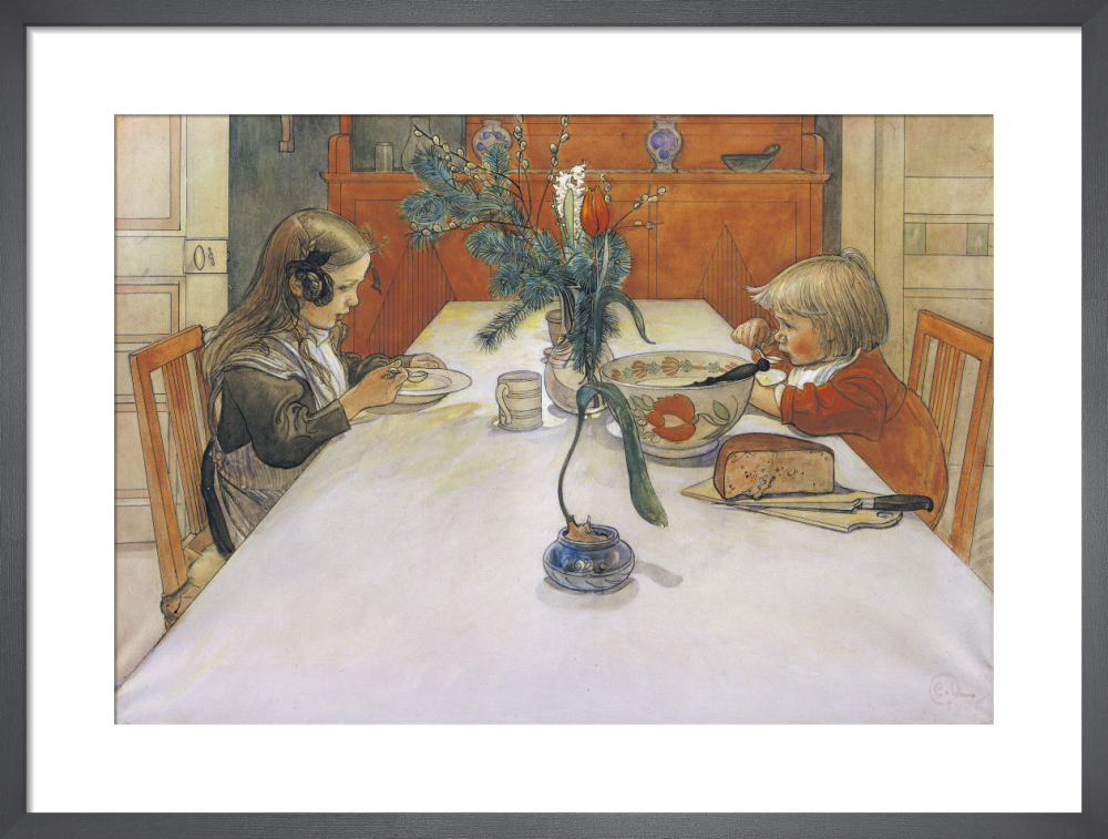 Aftonvarden The Evening Meal Art Print By Carl Larsson King Mcgaw