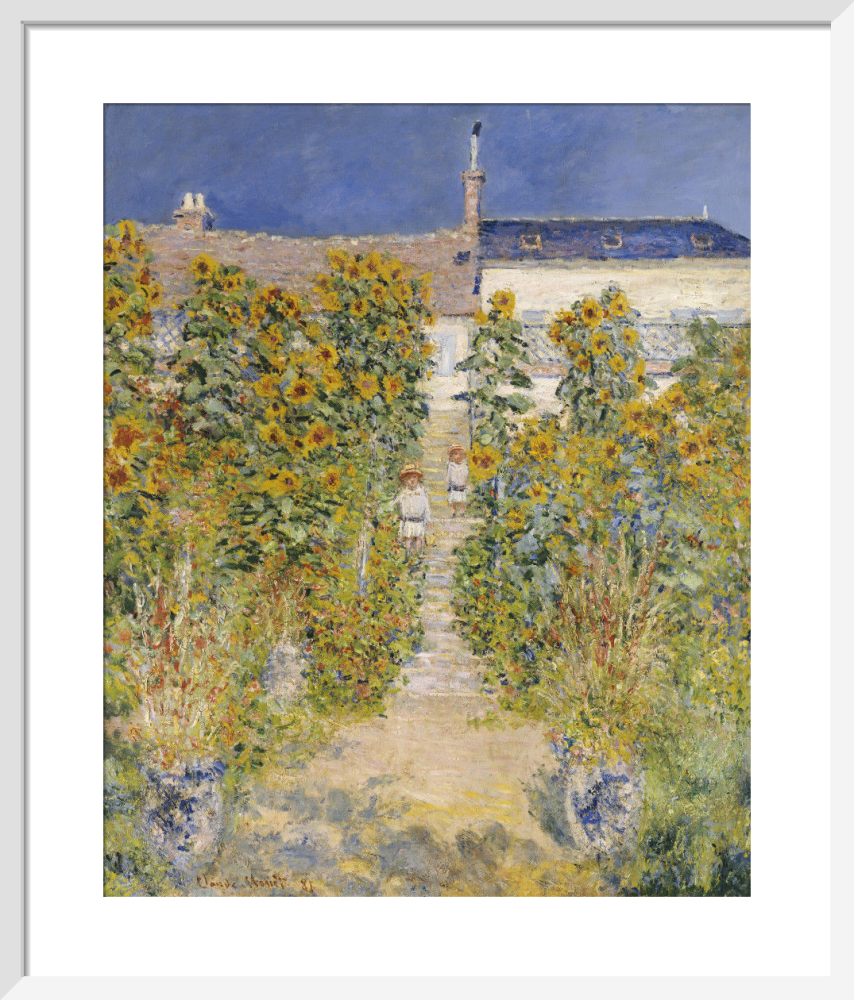The Artist S Garden At Vetheuil Art Print By Claude Monet King Mcgaw The Artist S Garden At Vetheuil Art, Monet Artist S Garden At Vetheuil