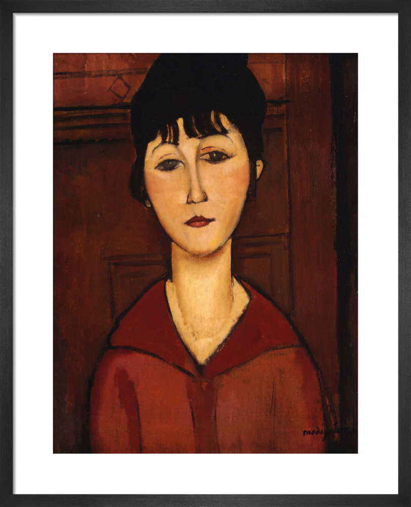 Girl,　a　1916　Head　Amedeo　Art　Modigliani　Print　of　King　McGaw　Young　by