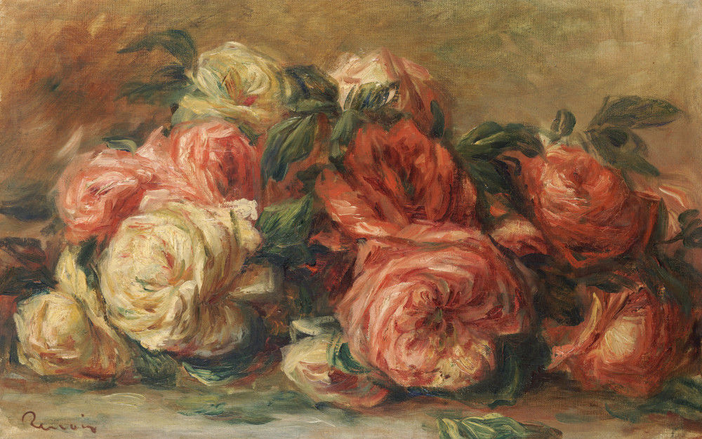 Discarded Roses Art Print by Pierre Auguste Renoir | King & McGaw